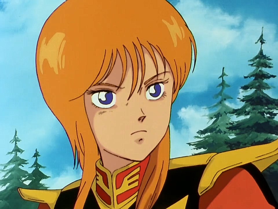 Ple Two in her Zeon uniform